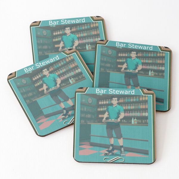 Item preview, Pub Signs: The Skating Bar Steward designed and sold by halibutgoatramb.