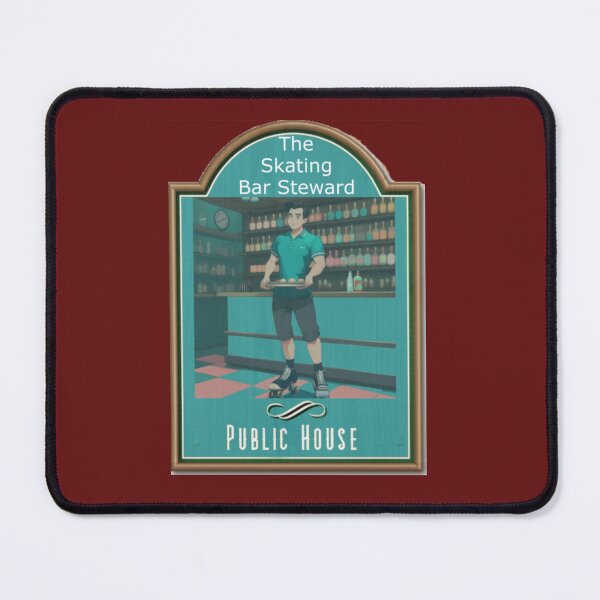 Item preview, Pub Signs: The Skating Bar Steward designed and sold by halibutgoatramb.