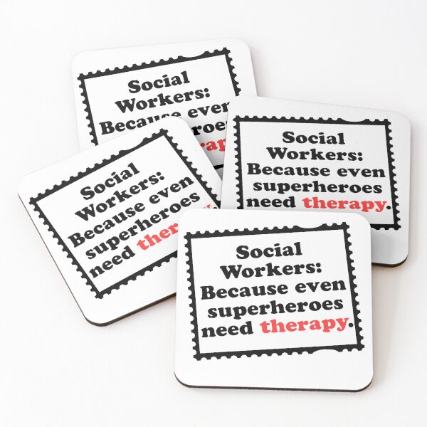 Item preview, Social Workers: Because even superheroes need therapy designed and sold by MNSDesignHub.