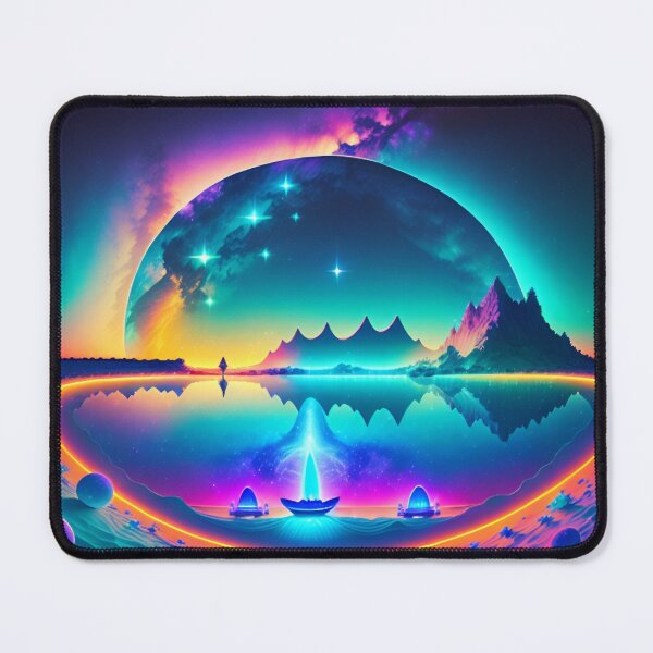 Item preview, Colorful Intergalactic Cosmic Beach Paradise designed and sold by Lisa Pearlman.