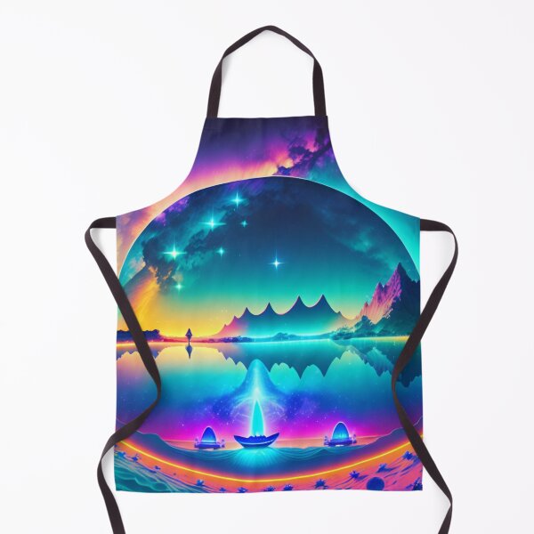 Item preview, Colorful Intergalactic Cosmic Beach Paradise designed and sold by Lisa Pearlman.