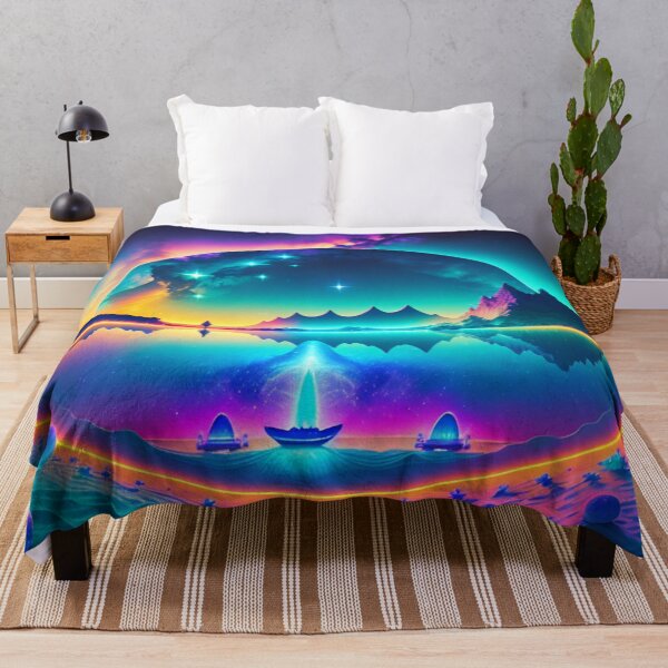 Item preview, Colorful Intergalactic Cosmic Beach Paradise designed and sold by Lisa Pearlman.