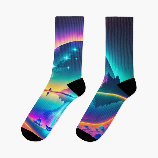 Item preview, Colorful Intergalactic Cosmic Beach Paradise designed and sold by Lisa Pearlman.