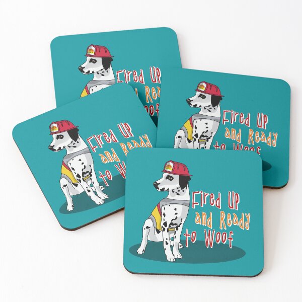Item preview, Fire Dog Spotty: Fired Up and Ready to Woof designed and sold by Fun Funky Designs.