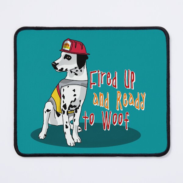 Item preview, Fire Dog Spotty: Fired Up and Ready to Woof designed and sold by Fun Funky Designs.