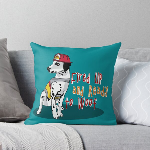 Item preview, Fire Dog Spotty: Fired Up and Ready to Woof designed and sold by Fun Funky Designs.