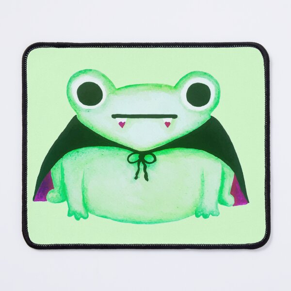 Item preview, Cute Halloween Vampire Frog Watercolor Painting designed and sold by harrifangs.