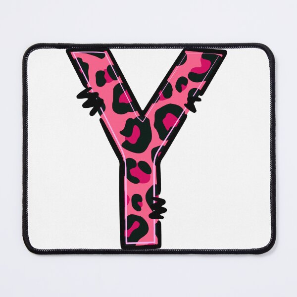 Item preview, Letter Y "Pink Leopard" designed and sold by SchokoGoth.