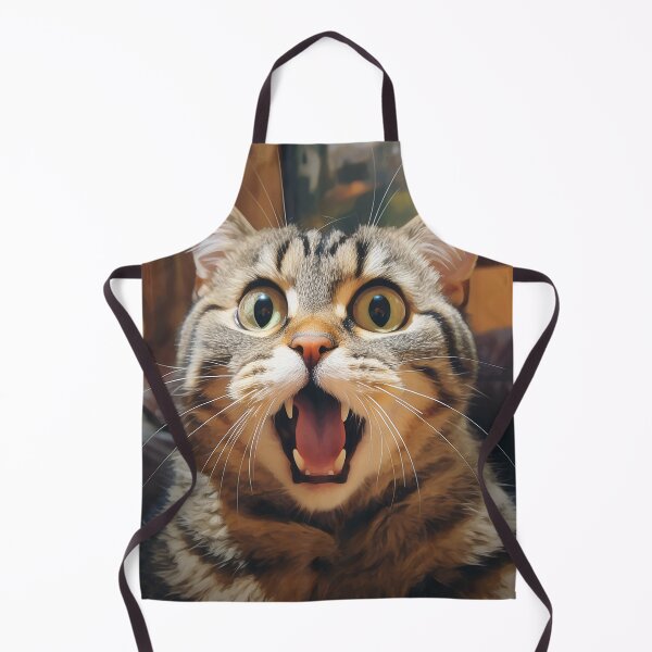 Item preview, Cute surprised cat designed and sold by SameeraDammeyer.
