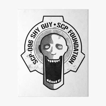 SCP-096 (The Shy Guy) Classic Popular Premium Art Board Print for Sale by  MasukBoss
