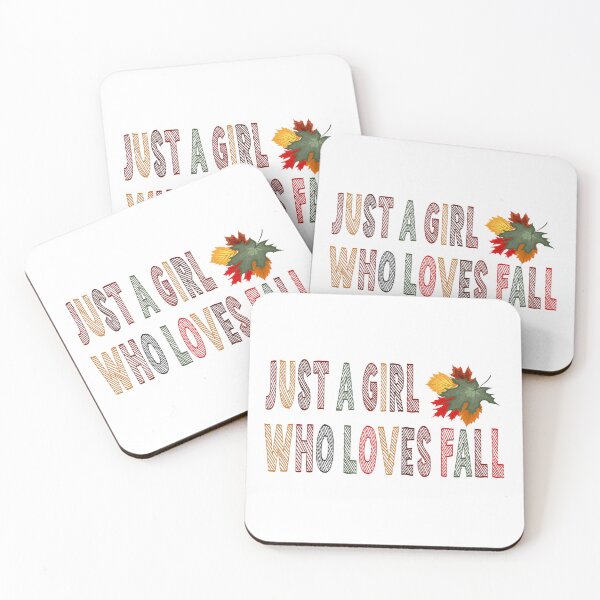 Item preview, JUST A GIRL WHO LOVES FALL,AUTUMN FALL,FUNNY VINTEGE LATTE CUTE AUTUMN  AUTUMN designed and sold by Latifay.