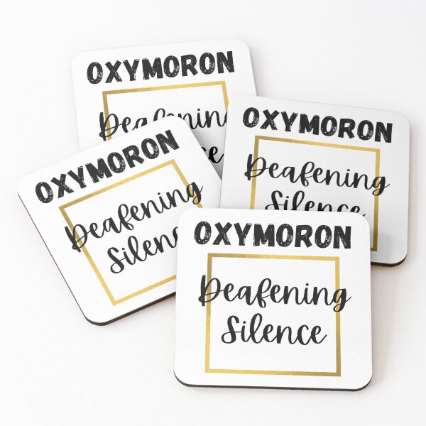 Item preview, Oxymoron Deafening Silence Design designed and sold by JAMTEESHOP.