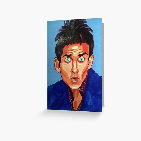 "Zoolander Blue Steel " Greeting Card by lizziemaerose Redbubble