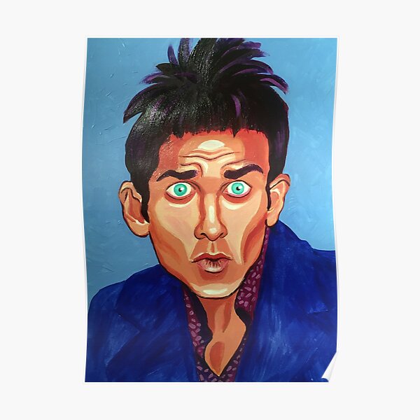 Zoolander Blue Steel Poster