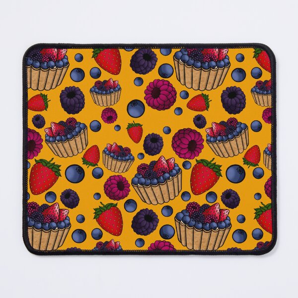 Item preview, Berry Sweet Tart Pattern (Gold) designed and sold by honeybeepaper.