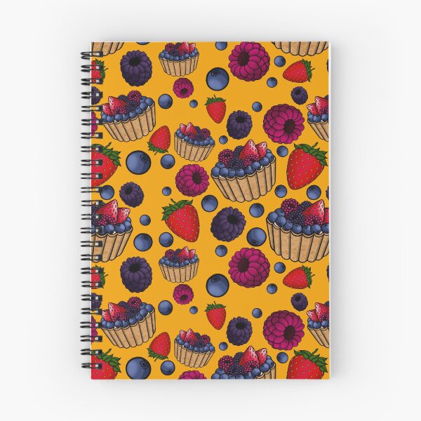 Item preview, Berry Sweet Tart Pattern (Gold) designed and sold by honeybeepaper.