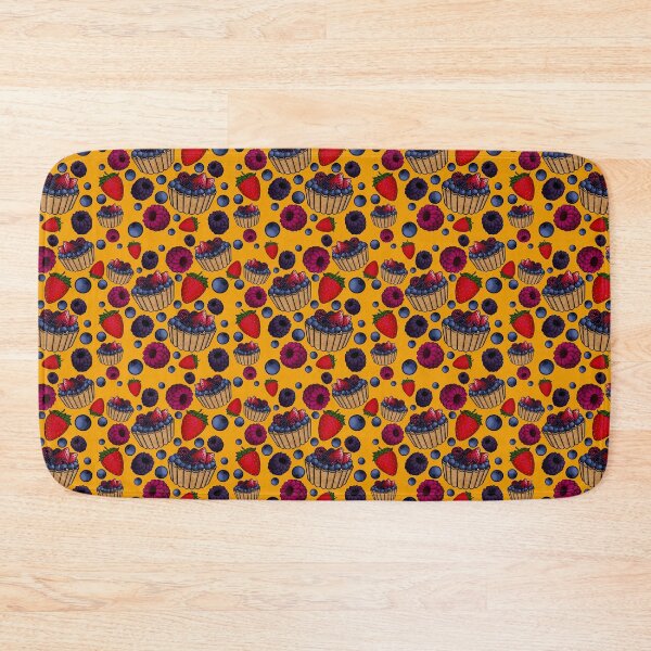 Item preview, Berry Sweet Tart Pattern (Gold) designed and sold by honeybeepaper.