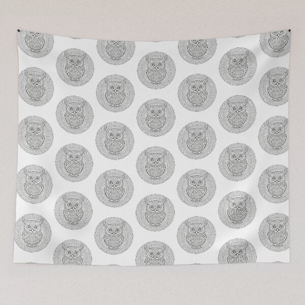 Item preview, Mandala Owl designed and sold by Buyfastcart.