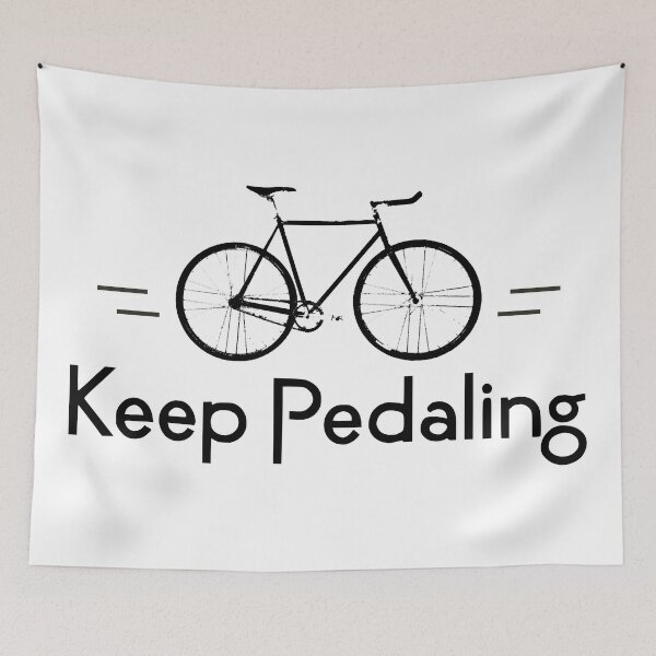 Item preview, Keep Pedaling Bikes designed and sold by Esskay Designs.