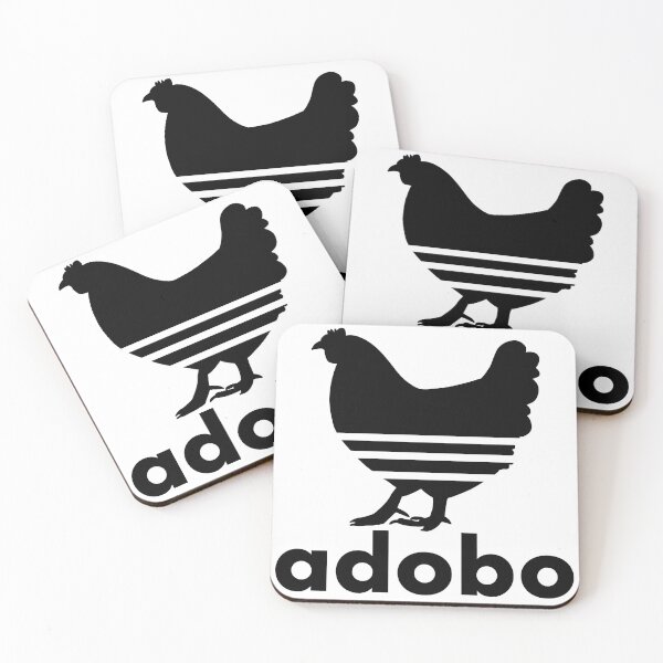 Item preview, ADOBO CHICKEN FILIPINO PINOY FOOD POCKET DESIGN BLACK designed and sold by aydapadi.