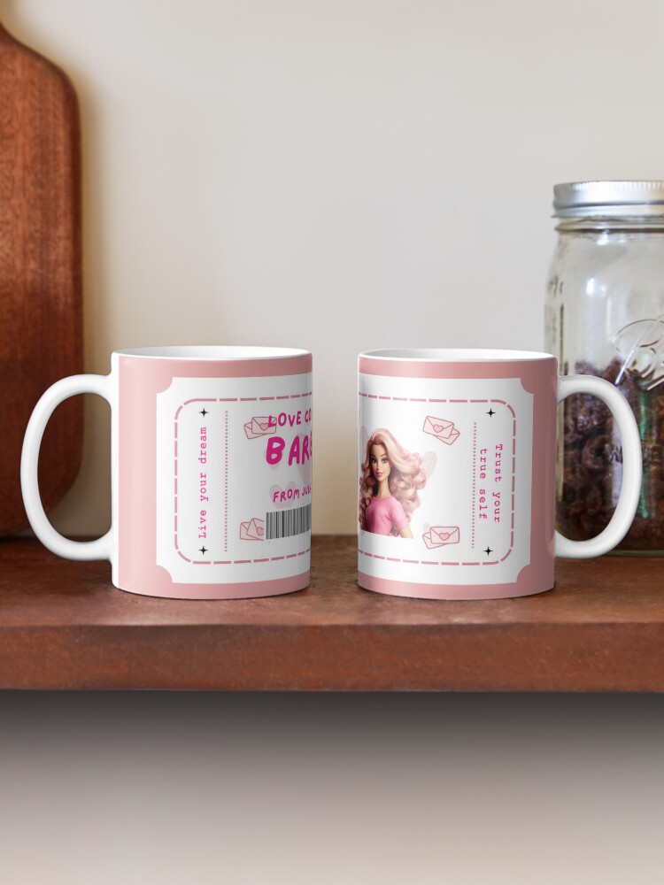 Barbie The Movie Logo Pink Mug