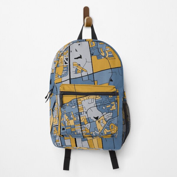 Item preview, Vaughan Map Pattern in Blue & Gold designed and sold by PatternMaps.