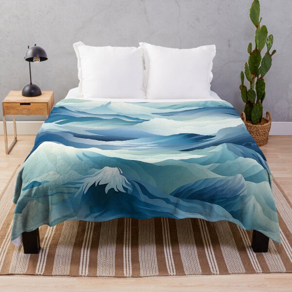 Item preview, Icey Mountains Pattern designed and sold by Manuel Campbellai.
