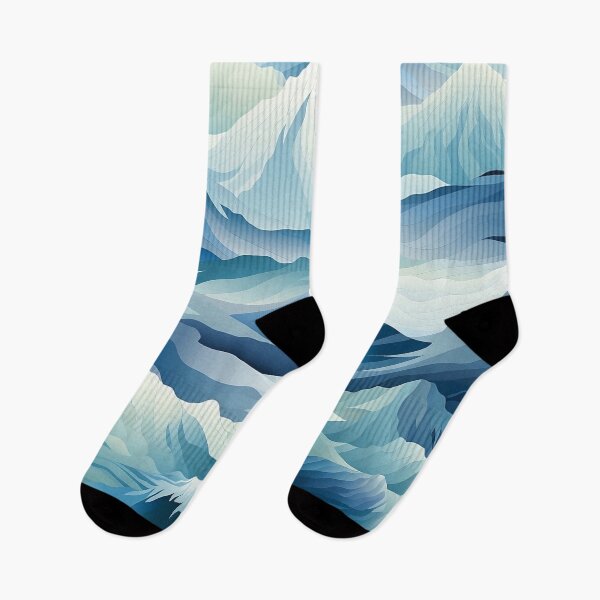 Item preview, Icey Mountains Pattern designed and sold by Manuel  Campbellai.