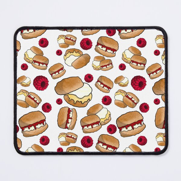 Item preview, Scones Pattern (White) designed and sold by honeybeepaper.