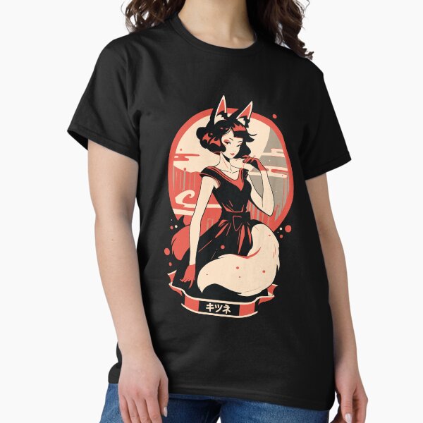 Item preview, Retro kitsune woman designed and sold by DioSo.