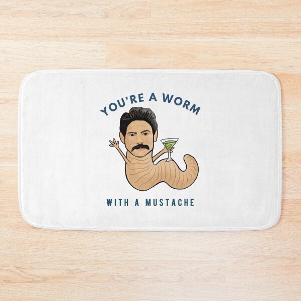 Item preview, You’re a worm with a mustache  designed and sold by conkylan.