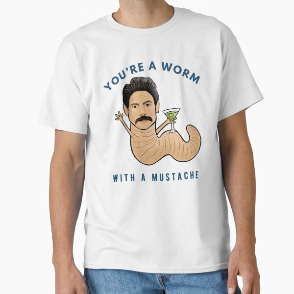 Item preview, You’re a worm with a mustache  designed and sold by conkylan.