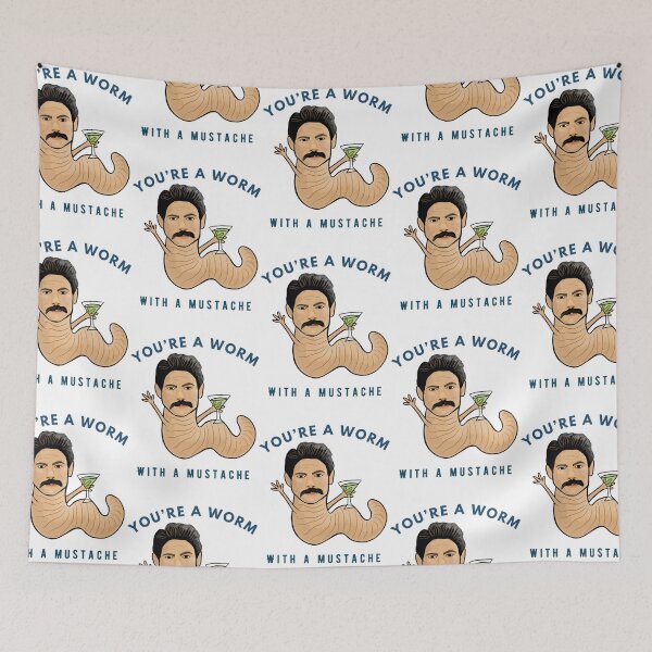 Item preview, You’re a worm with a mustache  designed and sold by conkylan.