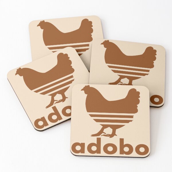 Item preview, ADOBO CHICKEN FILIPINO PINOY FOOD POCKET DESIGN BROWN designed and sold by aydapadi.