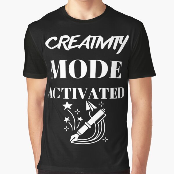 Item preview, Creativity mode activated designed and sold by WickyWildLife.
