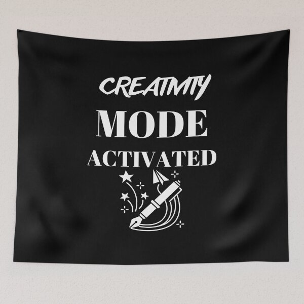 Item preview, Creativity mode activated designed and sold by WickyWildLife.
