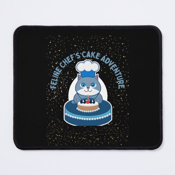 Item preview, Feline Chef's Cake Adventure designed and sold by CuteCatsCoffee.