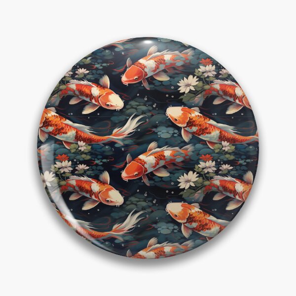 Item preview, Seamless Patterns: Carp Elegance designed and sold by pkk1designsart.