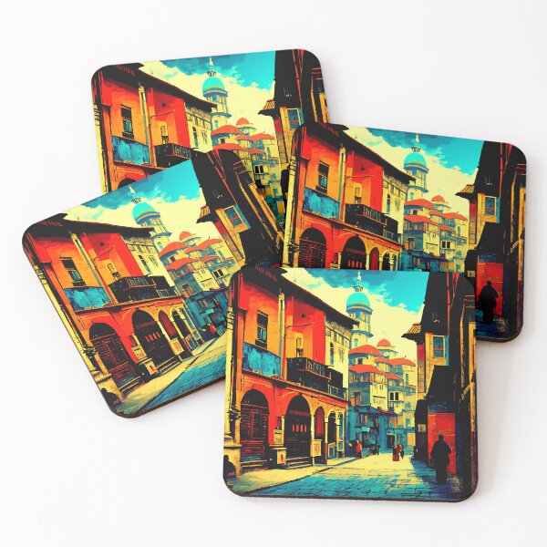Item preview, Old Buldings in İstanbul designed and sold by UzayPrints.