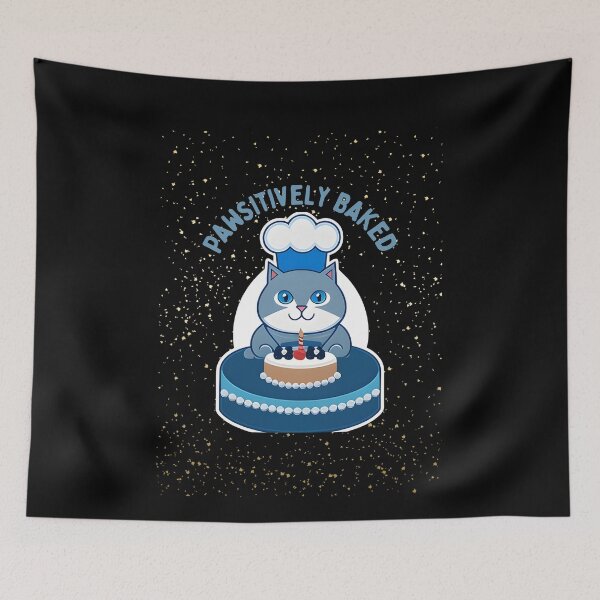 Item preview, Pawsitively Baked designed and sold by CuteCatsCoffee.