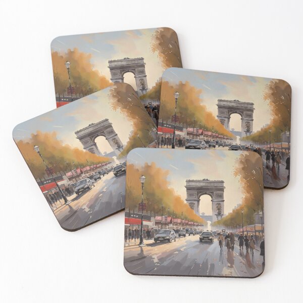 Item preview, Paris painting of Champs Elysees  designed and sold by JackFreestone.