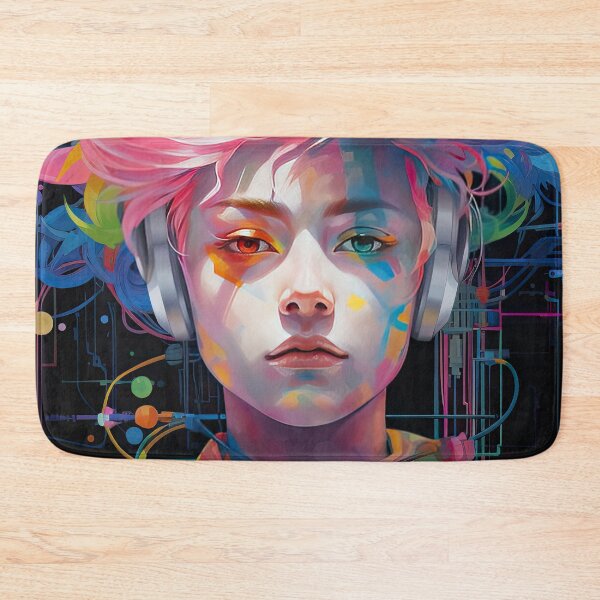 Item preview, Hacker Prodigy - Cyberpunk Vaporwave Art | Anime Retro Aesthetic designed and sold by AeonAcademy.