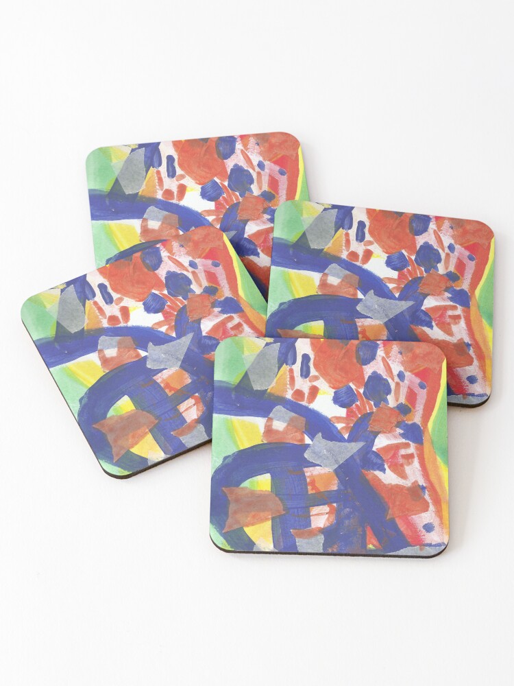 Thumbnail 1 of 5, Coasters (Set of 4), Joy designed and sold by outlier-richie.