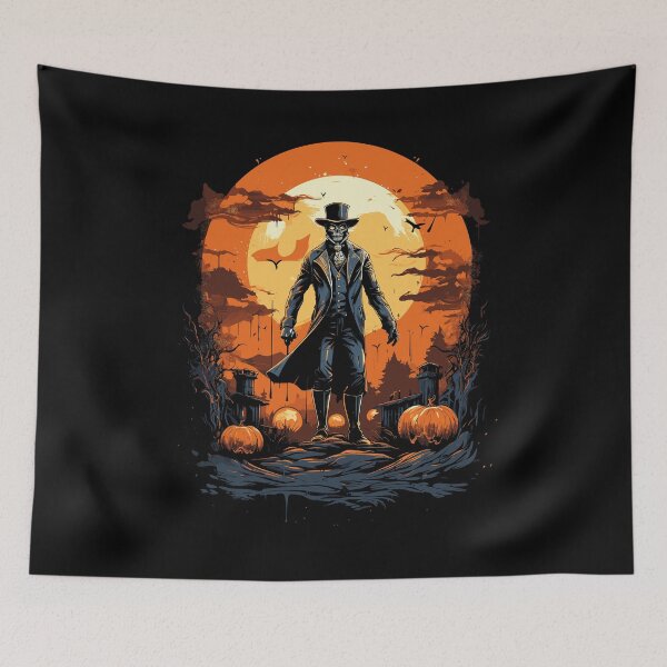 Item preview, Spooky Cowboy Halloween Scary Sheriff Costume designed and sold by NoLimit-Merica.