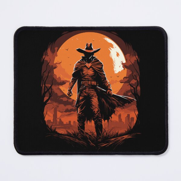 Item preview, Spooky Cowboy Halloween Scary Sheriff Costume designed and sold by NoLimit-Merica.