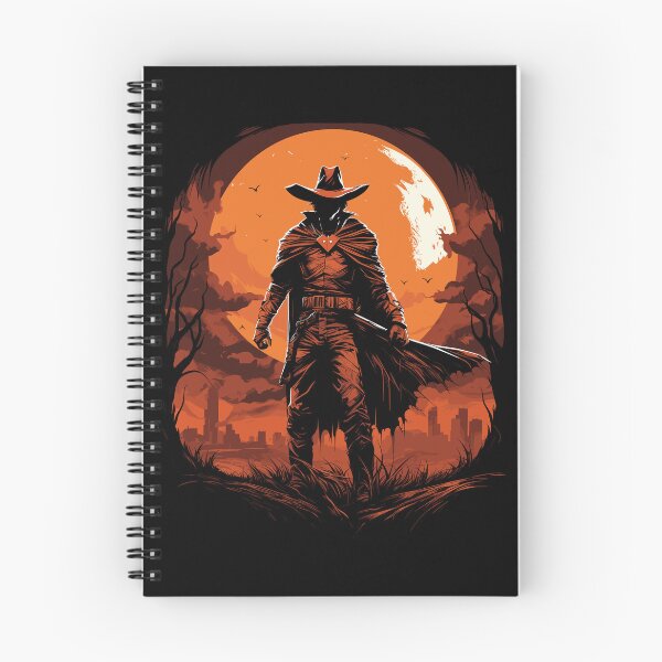 Item preview, Spooky Cowboy Halloween Scary Sheriff Costume designed and sold by NoLimit-Merica.