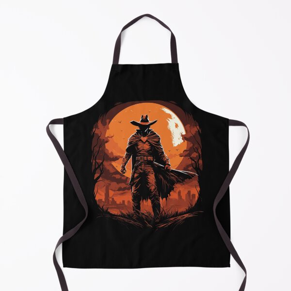 Item preview, Spooky Cowboy Halloween Scary Sheriff Costume designed and sold by NoLimit-Merica.