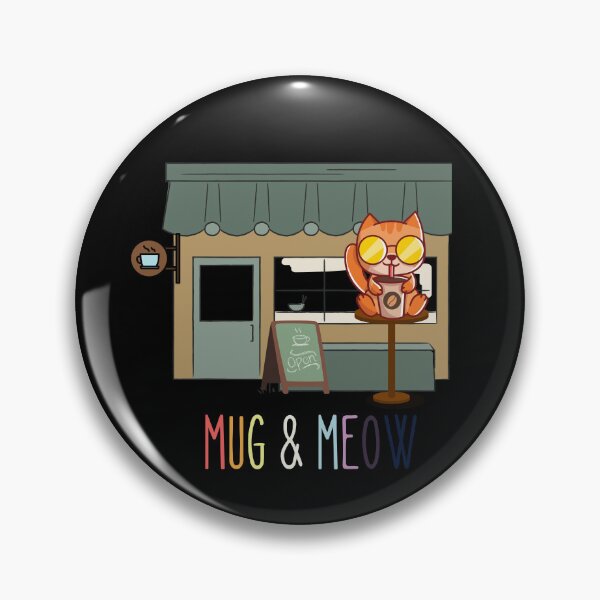 Item preview, Mug & Meow designed and sold by CuteCatsCoffee.