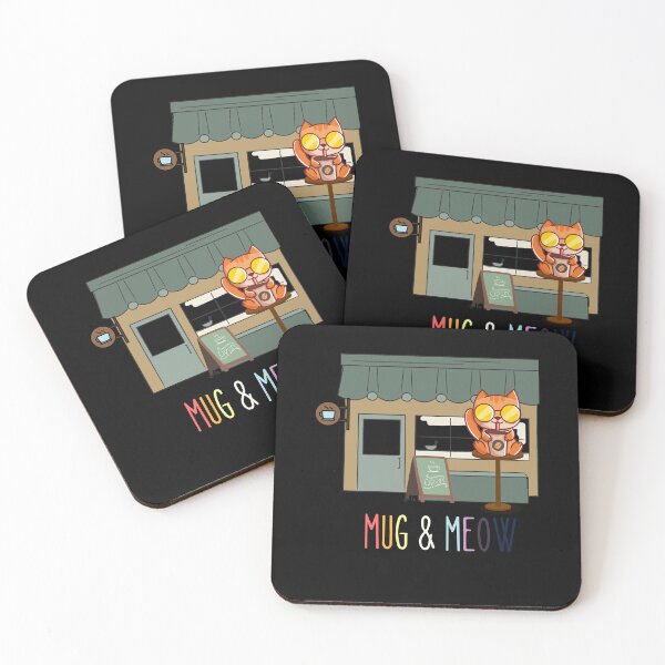 Item preview, Mug & Meow designed and sold by CuteCatsCoffee.