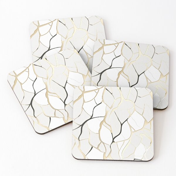 Item preview, Gilded Cracks: Kintsugi Pattern designed and sold by cece4410.